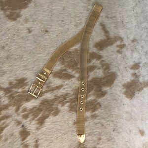 B-Low The Belt Gold Metal Mesh Belt